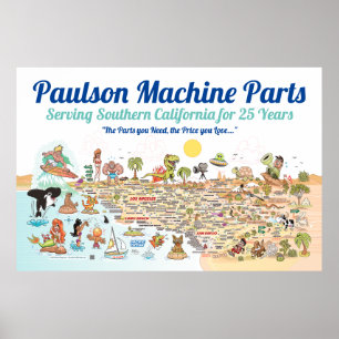 Servindo Poster personalizado SoCal