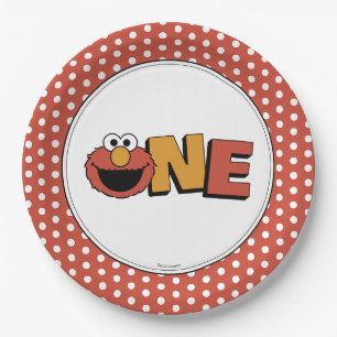 Sesame Street Elmo - Prato de Papel de Segundo A