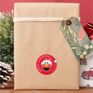 Sesame Street   Etiqueta de Presente de Natal do E