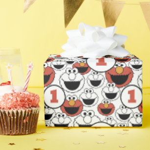 Sesame Street Papel de Presente do Elmo