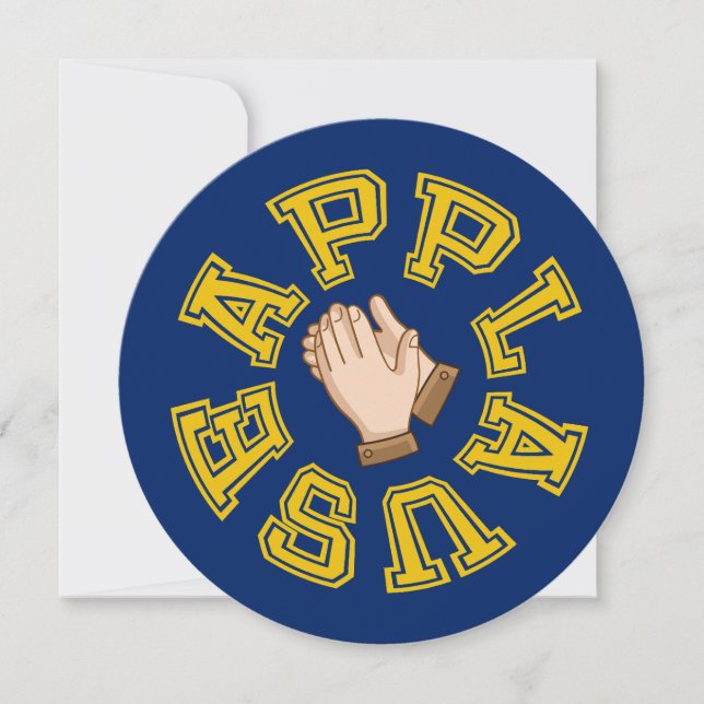 Sessão de aplausos (Frente)