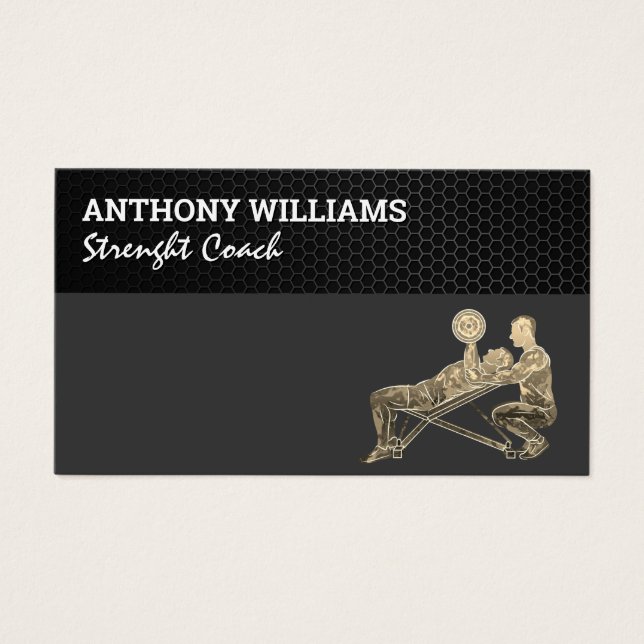 Sessão de Treinamento Pessoal | Metal industrial (Frente)