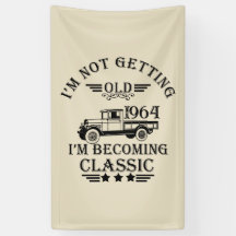 Sessenta festas de aniversário de safra personaliz