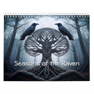 Sessões do calendário de 12 meses do Raven