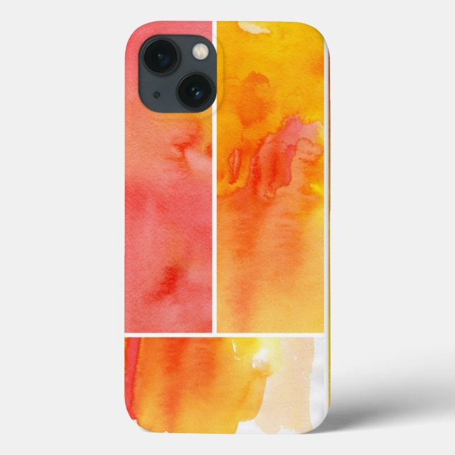 Set of abstract  watercolor hand painted (Verso)