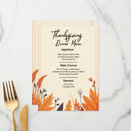 SET THE MOOD FOR FALL WITH OUR DESIGN OF MENU