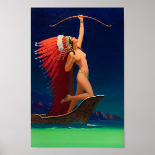 Seta Flaming - Edward Mason Eggleston Poster