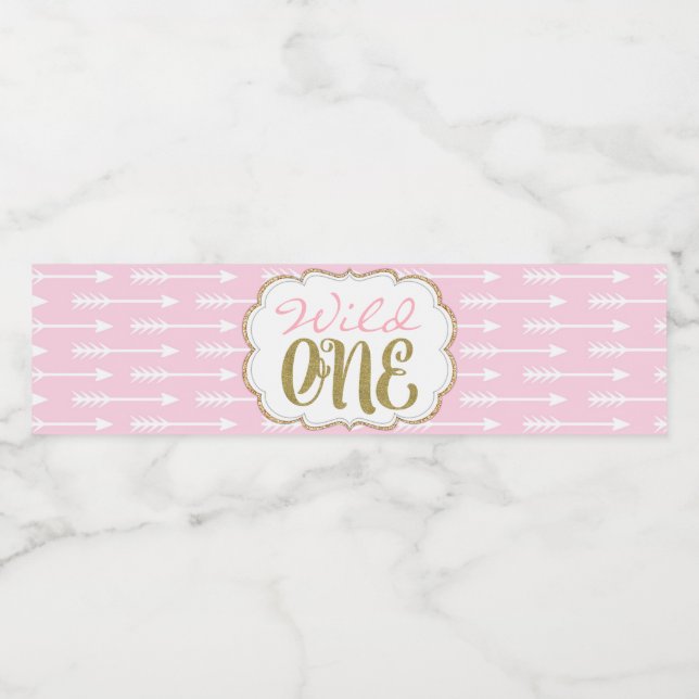 Seta Selvagem de Um primeiro aniversario Rótulos d (Rótulo Único)