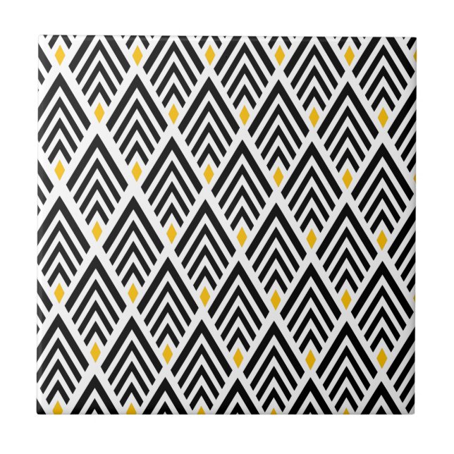 setas do art deco do 1920 com acento Dourado (Frente)