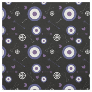 Setas e Alvos Tecido Roxo