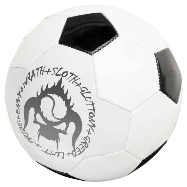 Sete bola de futebol de pecados mortais (Três quartos)