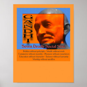 Sete Impressão de Reconhecimento de Sins Sociais M