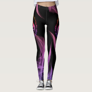Sete Leggings com caveiras de pecados mortais