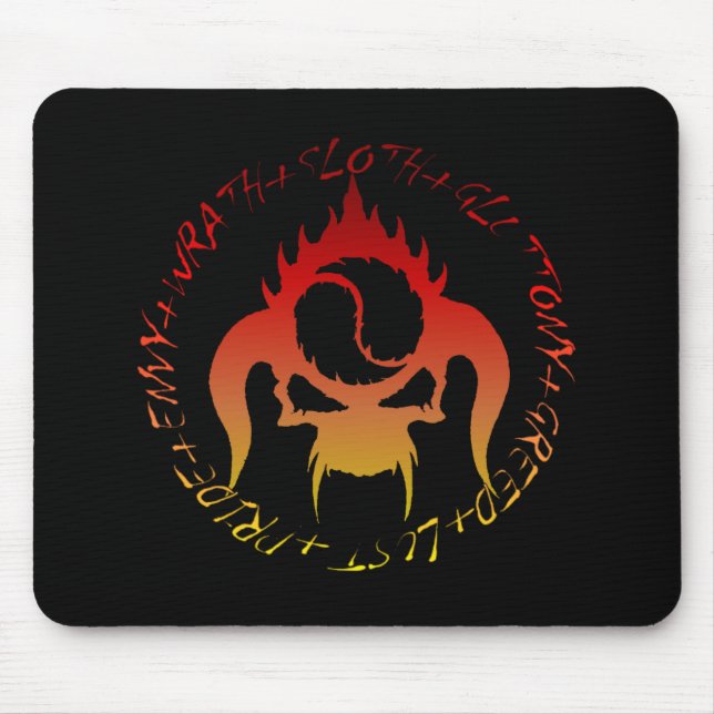 Sete mouse pad de dissipação fatal (Frente)