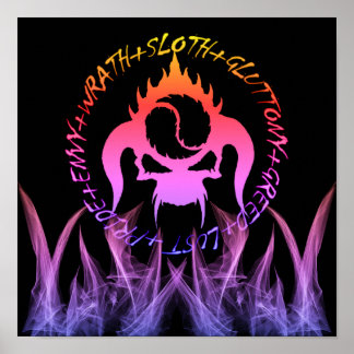 Sete pecados mortais poster