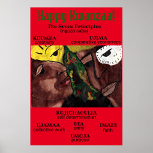 SETE PRINCÍPIOS DO KWANZAA poster