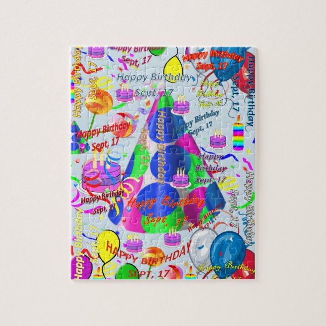 Setembro, 17 Aniversário, Quebra-cabeça (Vertical)