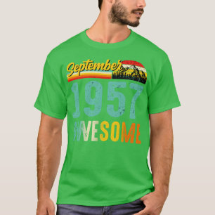 Setembro 1957 Camisa de Presente de Aniversário Vi
