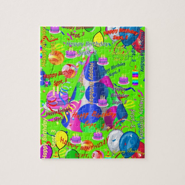 Setembro, 3 de Aniversário, Quebra-cabeça (Vertical)