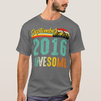 Setembro de 2016 Camisa de Presente de Aniversário