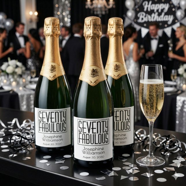 Setenta e Fabuloso Nome Data Festa de Aniversário  (Criador carregado)