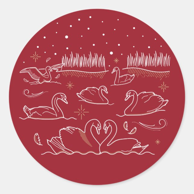 SÉTIMO DIA DO NATAL / Adesivos de Natal (Frente)