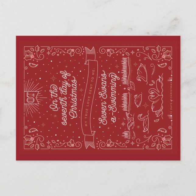 SÉTIMO DIA DO NATAL / Cartão Postal de Natal (Frente)