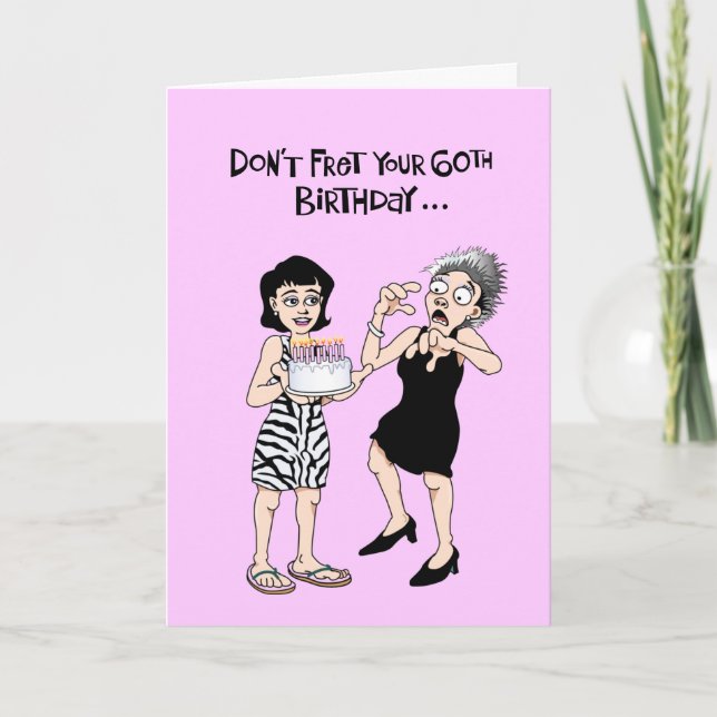 Seu 60º Cartão de Saudação de Aniversário (Frente)