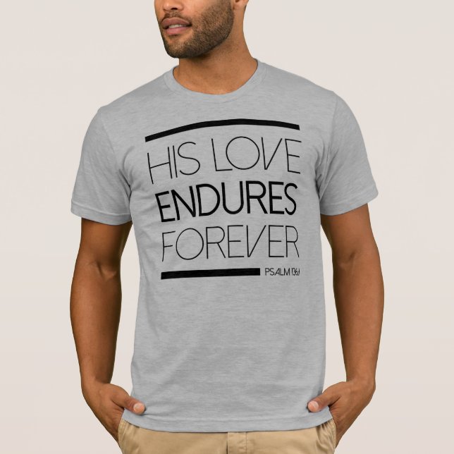 Seu amor resiste para sempre a camisa (Frente)