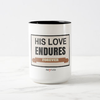 Seu amor resiste para sempre a caneca de 15 onças