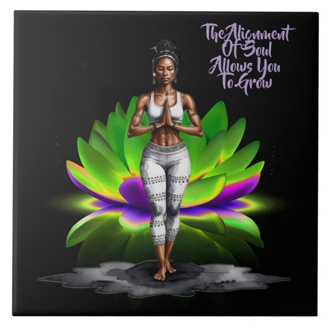 Seu Azulejo de Alma Sabedoria Alinha Alinhando Cer (Frente)