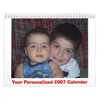 Seu calendário 2007 personalizado