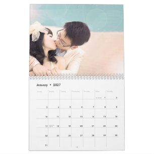 Seu Calendário de Fotos em Todas as Páginas