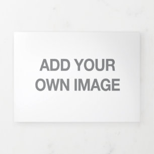 Seu Cartão de Dobrar com Letra Triplicada