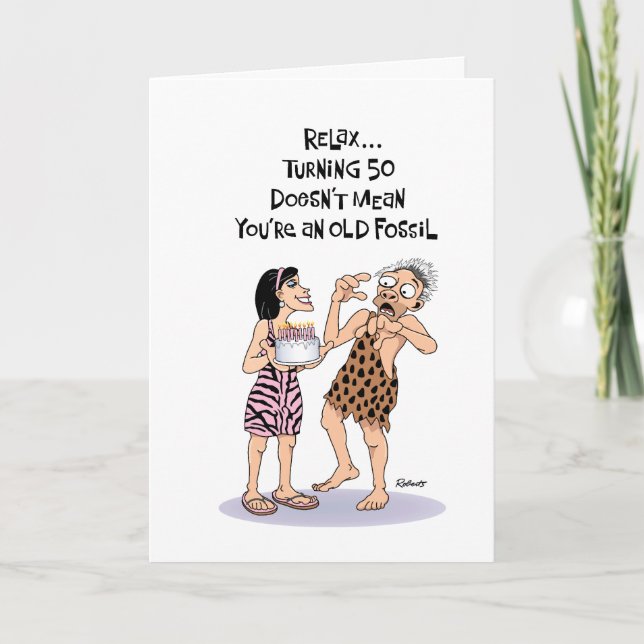 Seu Cartão de Saudação de 50º aniversário (Frente)