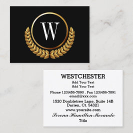 Seu Cartão de visita sofisticado