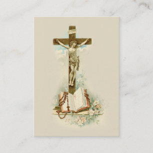 Seu cartão santamente transversal de St Francis de