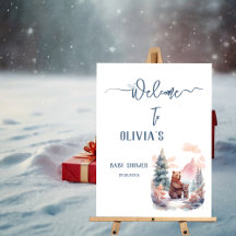 Seu Chá de fraldas Frio Fora da Floresta de Invern