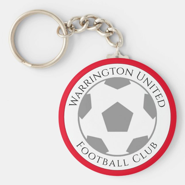 Seu Chaveiro de nome do clube de futebol (Frente)