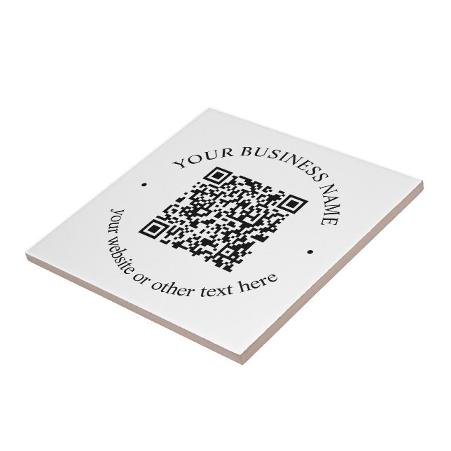 Seu código QR carregado mais texto circular editáv (Lateral)