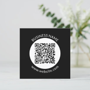 Seu código QR carregado Texto e Cores Editáveis