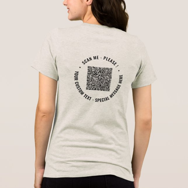 Seu Código QR e Exemplo Personalizado de Texto Per (Verso)