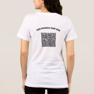 Seu código QR e Promocional de texto personalizado
