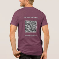 Seu código QR e seu Promocional de negócios de tex