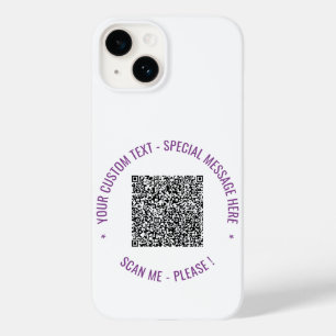Seu código QR e sua capas de iphone de cores perso