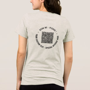 Seu código QR e texto personalizado personalizado