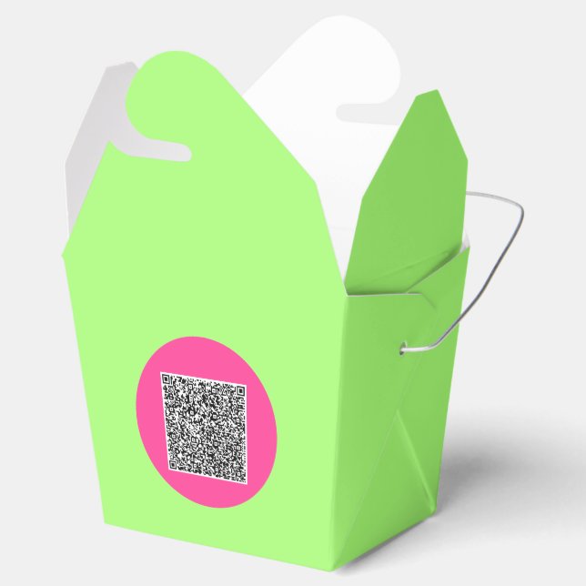 Seu Código QR Favorece Caixas Modelo Personalizada (Aberto)