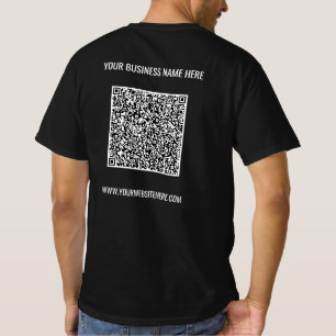 Seu código QR - Modelo da Camisa T da Empresa de T