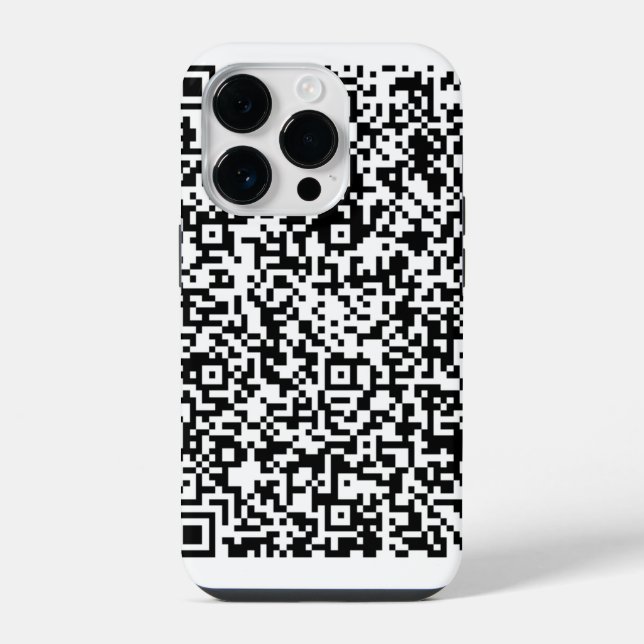 Seu Código QR Scan Capinha de iPhone Engraçada Cor (Verso)