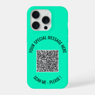 Seu Código QR Texto Personalizado e Cores Capinha